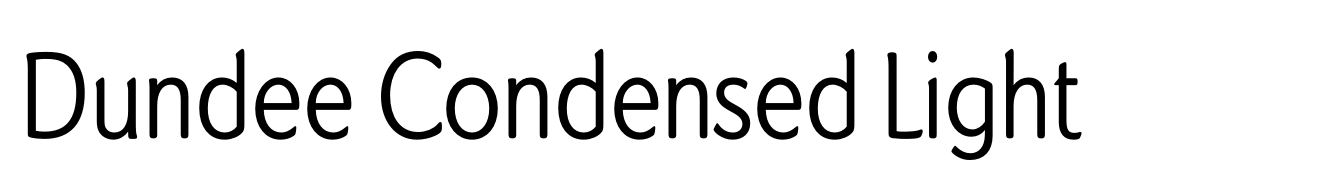 Dundee Condensed Light